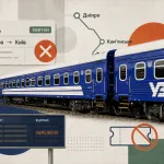 Удари по залізниці: Укрзалізниця обмежила продаж квитків з Дніпра та Кам'янського